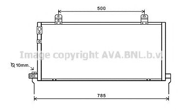 AVA QUALITY COOLING mt5221 -  Конденсатор, кондиционер